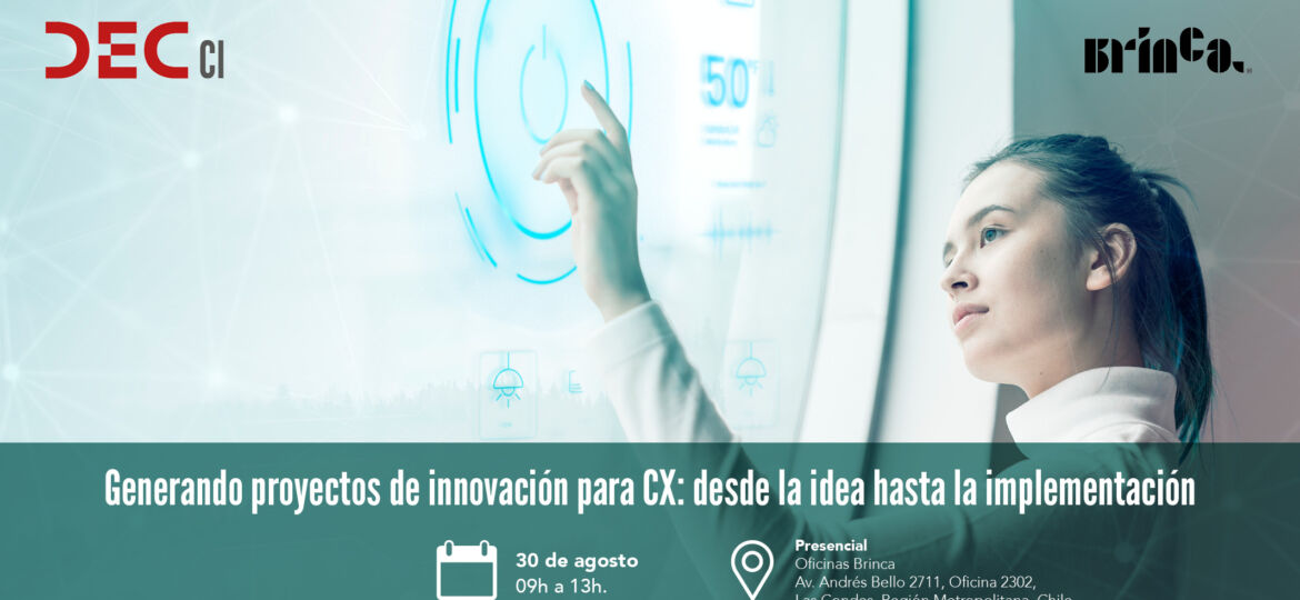 Workshop: Generando proyectos de innovación para CX: desde la idea hasta la implementación info